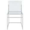 Adino Acrylic Dining Side Chair Chrome (Set of 2)