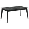Crestmont 7-piece Extension Leaf Dining Table Set Black