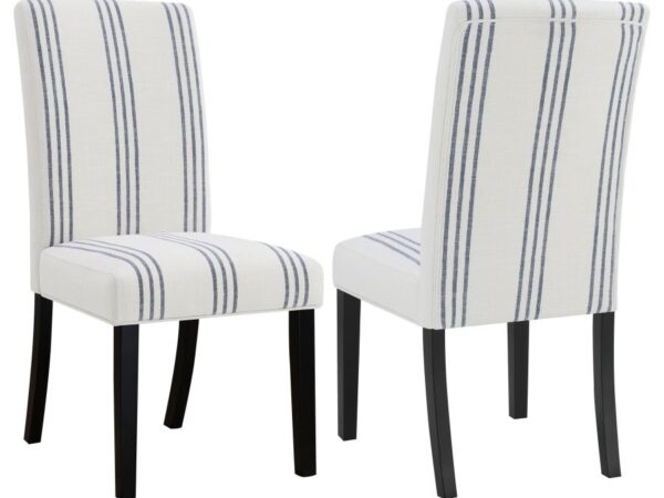 Herran Upholstered Dining Side Chair Beige (Set of 2)