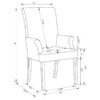 Herran Upholstered Arm Chair Beige