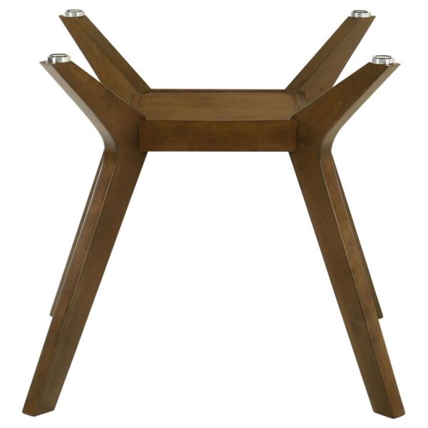 Paxton Square Wood Dining Table Base Brown