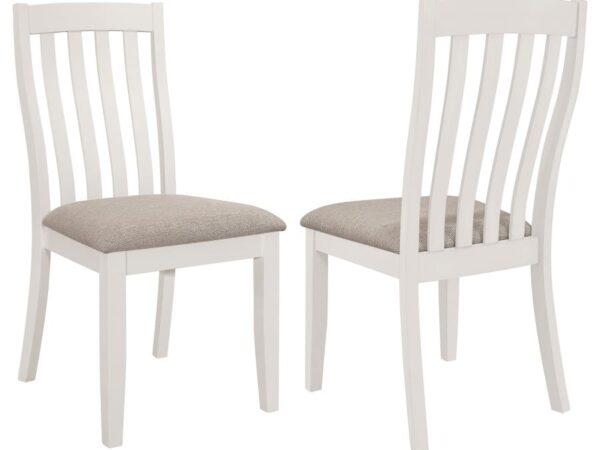 Nogales Wood Dining Side Chair Off White (Set of 2)