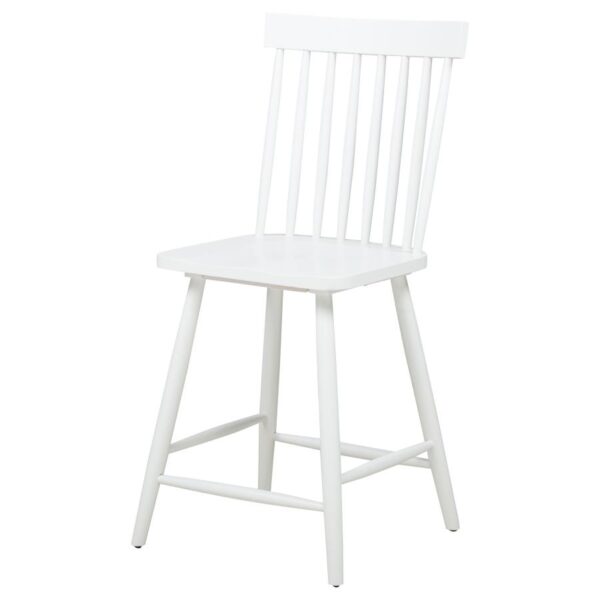 Andrews Windsor Counter Height Dining Side Chair White (Set of 2)