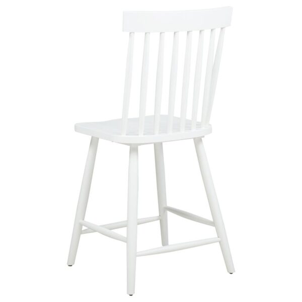 Andrews Windsor Counter Height Dining Side Chair White (Set of 2)