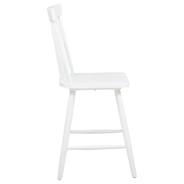 Andrews Windsor Counter Height Dining Side Chair White (Set of 2)