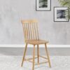 Andrews Windsor Counter Height Dining Side Chair Light Ash (Set of 2)