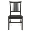 Marbrisa Wood Dining Side Chair Matte Black (Set of 2)