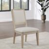 Trofello Cushioned Dining Side Chair White Washed (Set of 2)