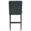 Alba Boucle Upholstered Counter Chair Black (Set of 2)
