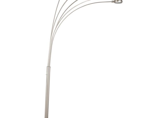 Kayd 92-inch Arc 5-light Dome Shade Metal Floor Lamp Chrome