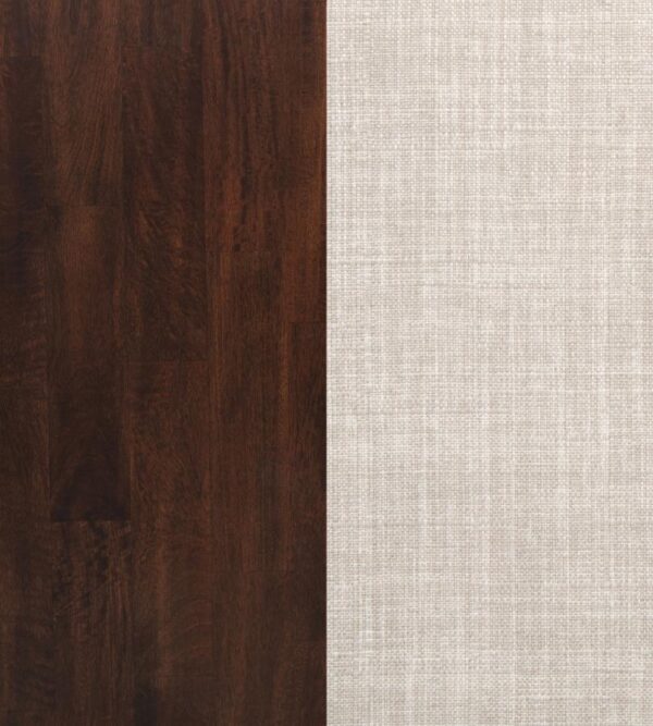 Barton 5-piece Round Wood Dining Table Set Dark Brown