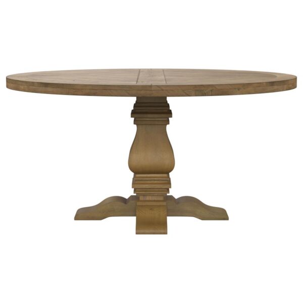 Florence 5-piece Round Dining Table Set Rustic Honey