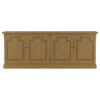 Florence 4-door Dining Sideboard Buffet Cabinet Rustic Honey