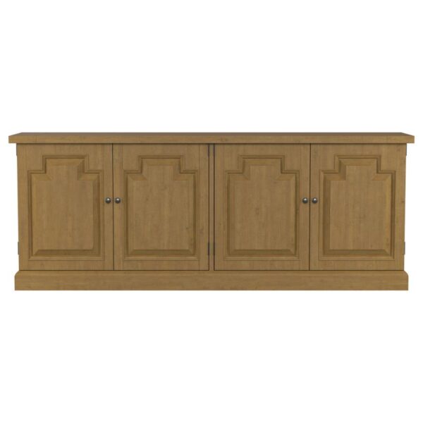 Florence 4-door Dining Sideboard Buffet Cabinet Rustic Honey