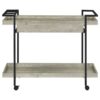 Ventura 1-drawer Engineered Wood Bar Cart Grey Driftwood