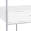 Figueroa 5-shelf LED Wine Storage Bar Cabinet White High Gloss