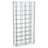 Montara Tempered Glass Wine Storage LED Curio Cabinet Chrome