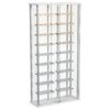 Montara Tempered Glass Wine Storage LED Curio Cabinet Chrome