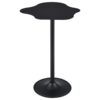 Keanu Curved 29-inch Cloud-Shaped Bistro Bar Table Black