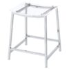 Jovani Acrylic Backless Counter Stool Chrome (Set of 2)
