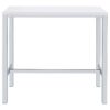 Natividad 5-piece Pub Height Bar Table Set White High Gloss
