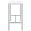 Natividad 5-piece Pub Height Bar Table Set White High Gloss