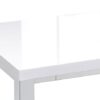 Natividad 5-piece Pub Height Bar Table Set White High Gloss