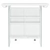 Acosta Freestanding Home Bar Wine Cabinet White High Gloss