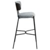Elison Pub Height Bar Stool Grey (Set of 2)