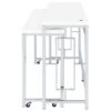 Jackson 5-piece Multipurpose Counter Height Table Set White