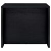 Topanga Engineered Wood Freestanding Home Bar Black