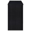 Topanga Engineered Wood Freestanding Home Bar Black