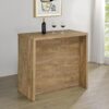 Topanga Engineered Wood Freestanding Home Bar Mango