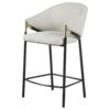 Chadwick Fabric Upholstered Counter Chair Beige (Set of 2)