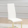 Montclair Upholstered Dining Side Chair White (Set of 4)