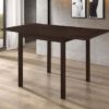 Kelso Rectangular 52-inch Extension Dining Table Cappuccino