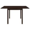 Kelso Rectangular 52-inch Extension Dining Table Cappuccino
