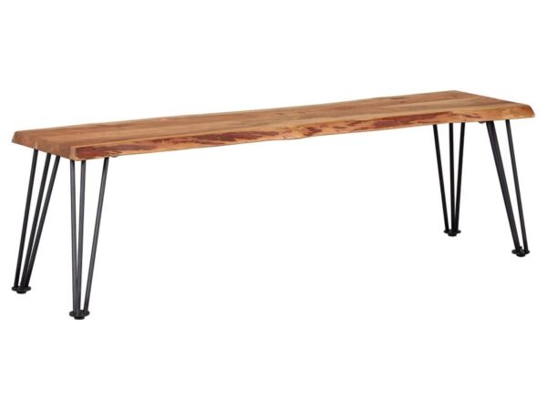 Sherman Wood Dining Bench Natural Acacia