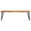 Sherman Wood Dining Bench Natural Acacia