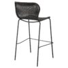 Mckinley Faux Rattan Metal Bar Chair Brown (Set of 2)