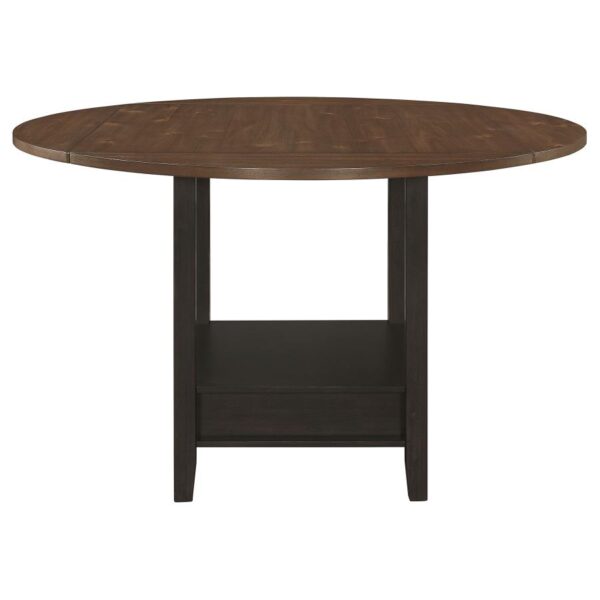 Sanford 60-inch Extension Leaf Counter Dining Table Espresso
