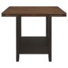 Sanford 60-inch Extension Leaf Counter Dining Table Espresso