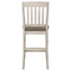 Sarasota Wood Counter Chair Rustic Cream (Set of 2)