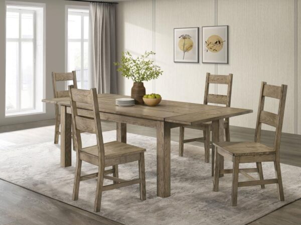 Cardova 5-piece Extension Table Dining Set Vineyard Oak