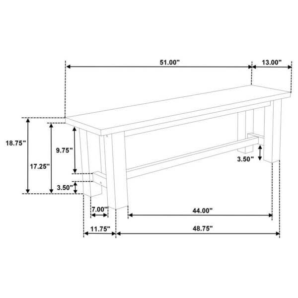 Cardova 6-piece Extension Table Dining Set Vineyard Oak