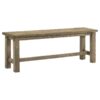 Cardova 51-inch Solid Wood Dining Bench Vineyard Oak