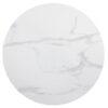 Arkell Round 40-inch Faux Marble Top Dining Table White