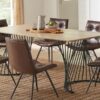 Altus 80-inch Composite Wood Dining Table Natural Oak