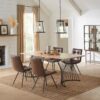 Altus 80-inch Composite Wood Dining Table Natural Oak