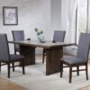 Sherwood 5-piece Rectangular Dining Table Set Brown